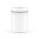 Flacon Snap Secure Blanc avec couvercle 45ml 35 mm