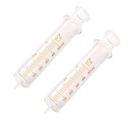 Seringue en verre avec aiguille