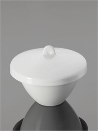 CREUSET EN PORCELAINE AVEC COUVERCLE