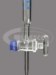 BURETTE AVEC ROBINET EN VERRE CLASSE AS
